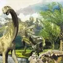 20 Servietten Dinos Dinosaurier T-Rex Urzeit Urwald als Tischdeko