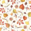20 Servietten Herbst bunte Blätter und Eicheln und Kastanien zur Tischdeko