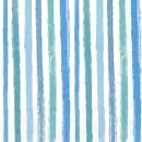 20 napkin strips - white blue Maritim AHOI 33cm