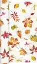 Tischläufer Herbst mit vielen Blättern in bunten Herbstfarben